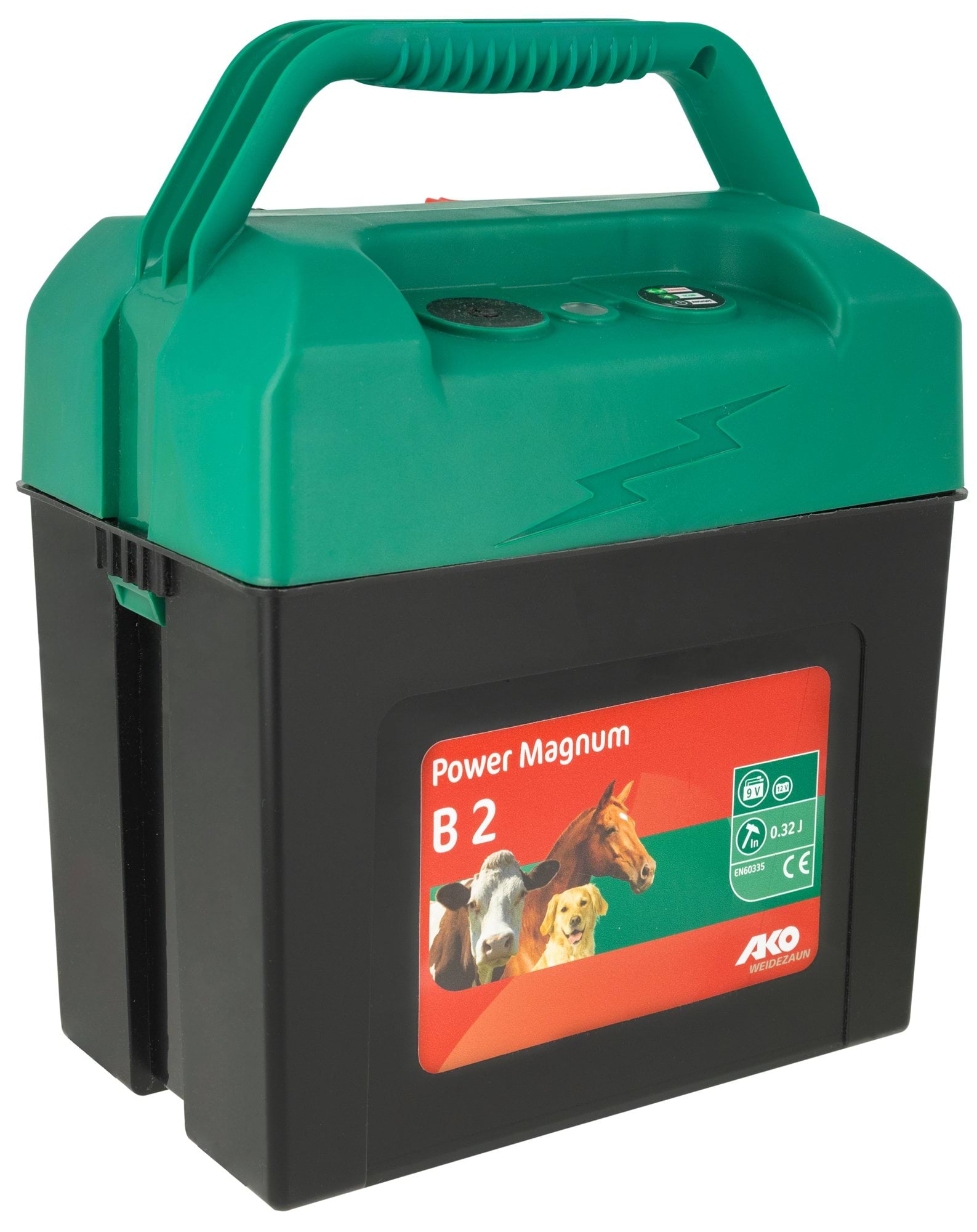 Elektryzator uniwersalny Power Magnum B2, dla koni, bydła i małych zwierząt, 0.27 J, AKO - Cavalo